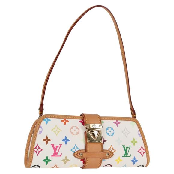 LOUIS VUITTON Multicolor Shirley Shoulder Bag White M40049 - Picture 1 of 16
